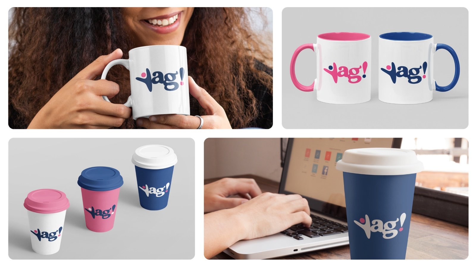 Possibilidades de produtos em composição visual da Yag!